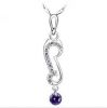 fashion silver necklace pendants for wholesale