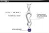 fashion silver necklace pendants for wholesale