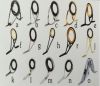 Various Sizes Fishing Rod Guides Tip Rings Steel