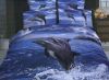 Blue Dolphin Print Duv...