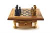 olive wood chess board...