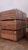 Wood sleepers for rail