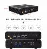 Partaker B2 Fanless Mini PC Intel Core I7 4500u i7 5500u i7 5550u i7 4558u Barebone Max 16G RAM 512G SSD 1TB HDD Free WiFi HDMI