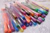 40 colors gel pen set with metal mesh pen holder