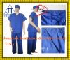 Polyester cotton medical scrubs, scrubs suits, nurse uniforms