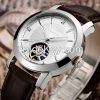 Skeleton autometic stainless steel case mens watch made in china