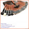 30 pieces natural hair professional natural hair makeup brush set