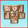 Black collage photo frame with clock  supply