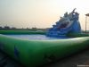 Inflatable Shark Slide With Pool