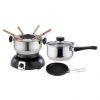 Electrical Stainless Steel Wok And Fondue Set KL12-51B