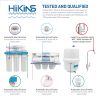 Hikins 200g RO (reverse osmosis) Water Treatment Purification System with No Tank