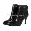 Ladies Fashion High Heel Over Knee Boots Flat Casual Boots