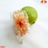 Sweet Dream Princess Chiffon Flower Rhinestone Lace Horsetail Hair Claw Clips Comb Hairpins Ties Holder Buckle  Accessories