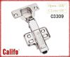 Clip-on buffering door hinge&cabinet concealed hinge