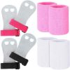 Gymnastics Grips Pink and White Gymnastic Hand Grips
