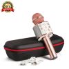 WS858 Wireless Bluetooth Karaoke Microphone, 3-in-1 Portable Handheld karaoke Mic New Year Gift Home Party Birthday Speaker Machine for iPhone/Android/iPad/Sony, PC and All Smartphone(Rose Gold)