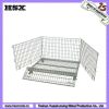 	Folded warehouse temporary storage cargo cage