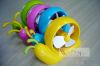 Snails-Fan in 4 different colours with USB cable or 3pcs of AAA power