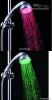 led head shower plastic color changing bathroom shower head led faucet