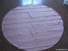 100%polyester elegant jacquard pink round table cloth