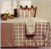 100%polyester elegant jacquard  table cloth