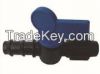 Barbed Connector with Valve for drip Irrigation Pipe