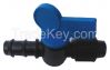Barbed Connector with Valve for drip Irrigation Pipe