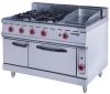 Gas range with oven an...