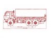 KAMAZ-43118, 6x6, 260 h.p., Euro-2, drop-side cargo body truck