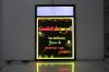 Dimmer flashing led lighting box with led writing board