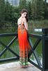 2011 fashion plus size maxi dresses-ROPE 0489