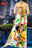 2013 new spring and summer fashion printed women halter dress