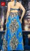 Hot printed polyester spandex dresses
