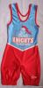 Wrestling Singlet Matman clothes with Knight Pattern