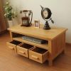 Solid Oak Coffee Table/TV Stands