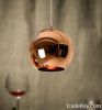 Copper Mirror Ball Pendant Lamp