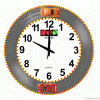 Hourly Chime Racing Car Wall Clock, Musical Wall Clock