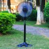 2 Years Warranty Cheap Price 12 Inch Solar Rechargeable Stand Fan with Brushless DC Motor