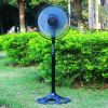 2 Years Warranty Cheap Price 12 Inch Solar Rechargeable Stand Fan with Brushless DC Motor