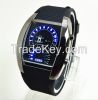 Hot Sale LED Bright Racing Gauge Pilot Speedometer Digital Men Wrist Watch