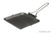 Cast iron grilling pan