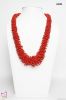 Hot Red Seed Bead Neck...