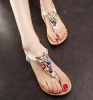 Ladies Fashion Flate Sandals shoes for summer with high quality PU with good price