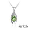 Genuion crystal platinum plating necklace-dreams come true