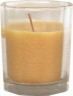 SCENTED COLORED CANDLE IN GLASS VOTIVE