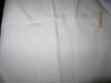 super wide width  fabrics 100% cotton 40x40 140x100 white bleached satin stripe 1cm 3cm