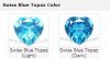 Swiss blue Topaz