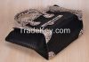 Python Tote Handbag Black/Natural 2P5010WB