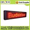 CE approved led advertising board with red color and size 104cm(W)*24cm(H)*7cm(D)