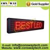 CE approved led advertising board with red color and size 104cm(W)*24cm(H)*7cm(D)